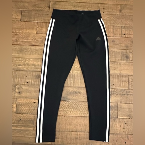 adidas Pants - Adidas Women’s black three stripes leggings - Size Small